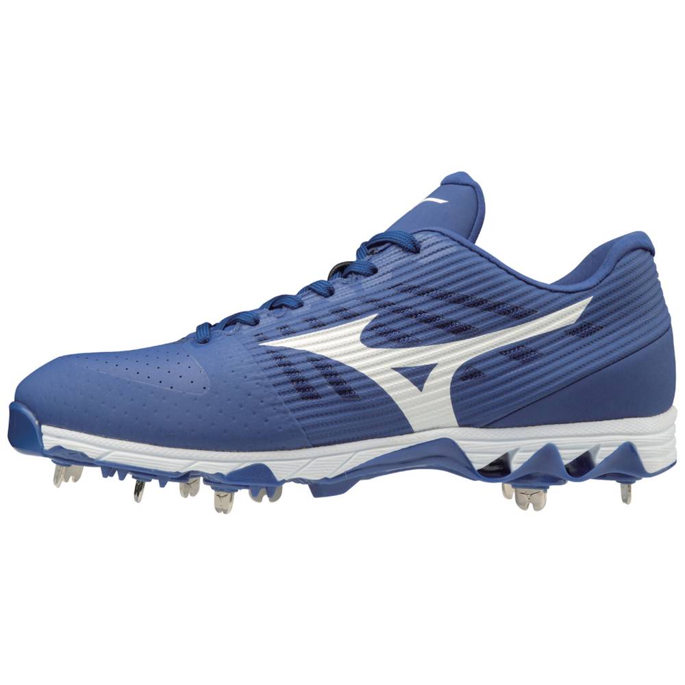 Scarpe Baseball Mizuno 9-Spike Ambition Basse Metal Uomo - Blu Reale/Bianche - 25368-BENK